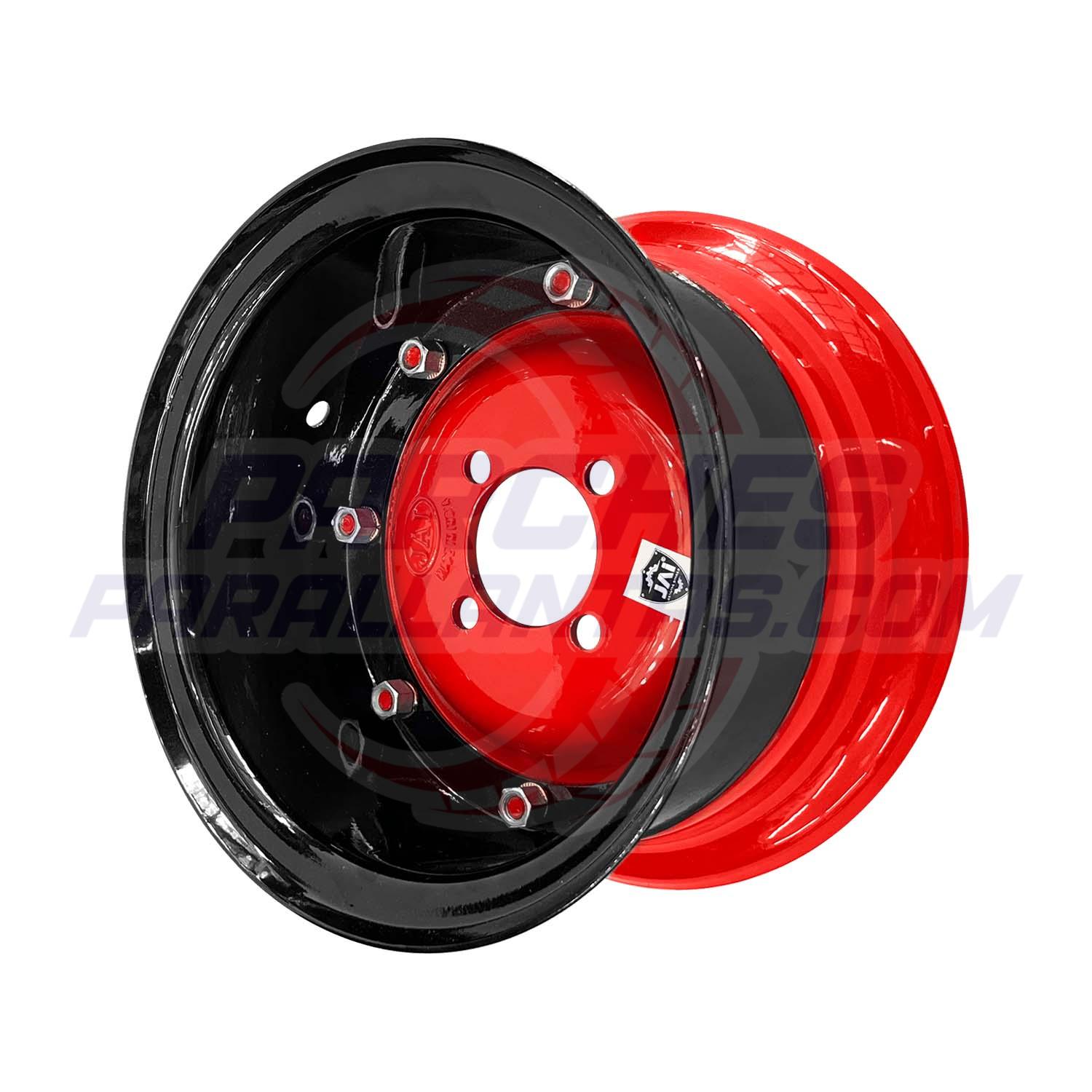 Aro de fierro rojo con negro para bajaj JAI / WRD-RN